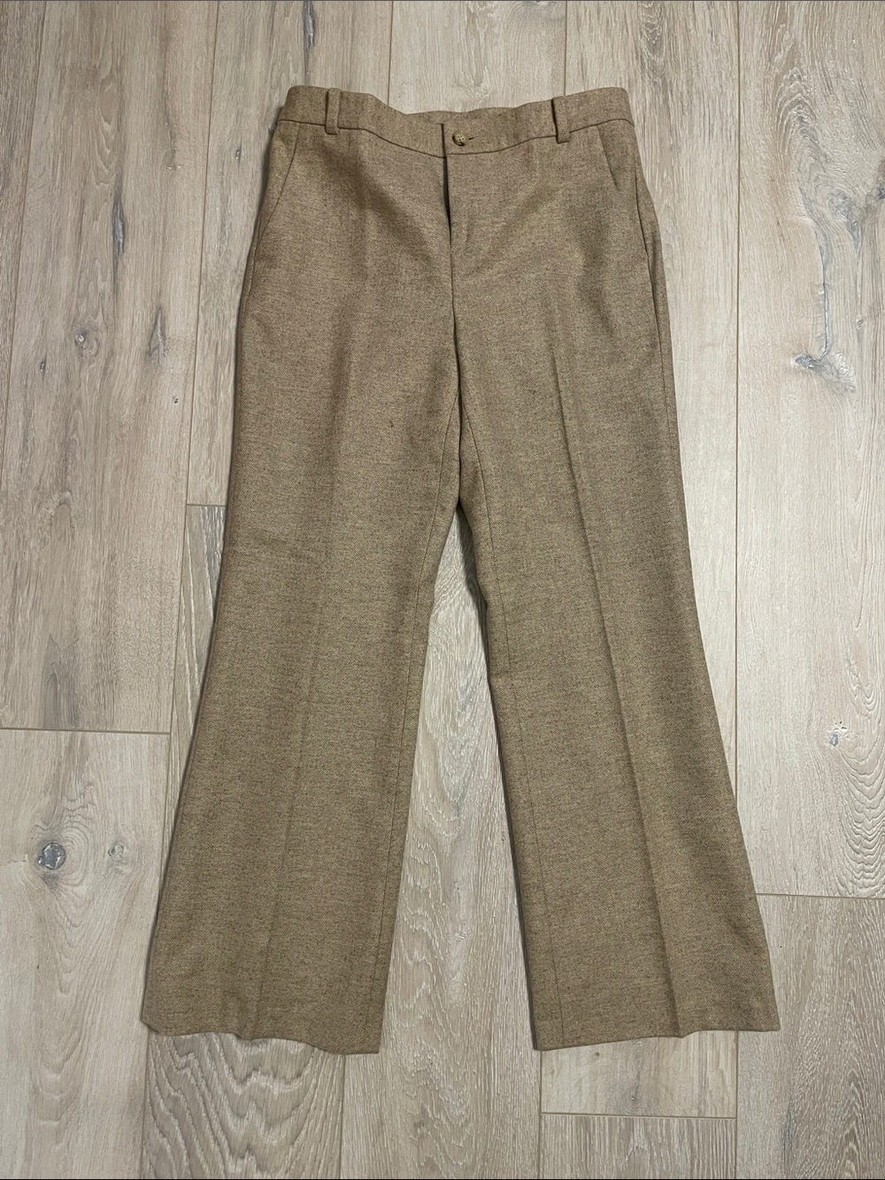 Lauren Ralph Lauren Petite Wide-Leg Dress Pants 100% Merino Wool
